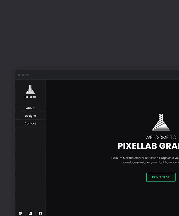 PixelLab Graphics - Website Design preview