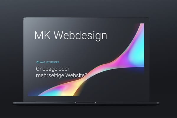Onepager vs mehrseitige Website - Vergleich für Unternehmen